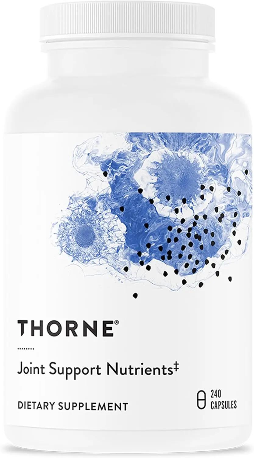 THORNE - Joint Support Nutrients - Formulated with Glucosamine, MSM, Curcumin, Bromelain, Boswellia &amp; Potassium for Joint Support* - Third-Party Certified - Gluten, Dairy &amp; Soy-Free - 240 Capsules