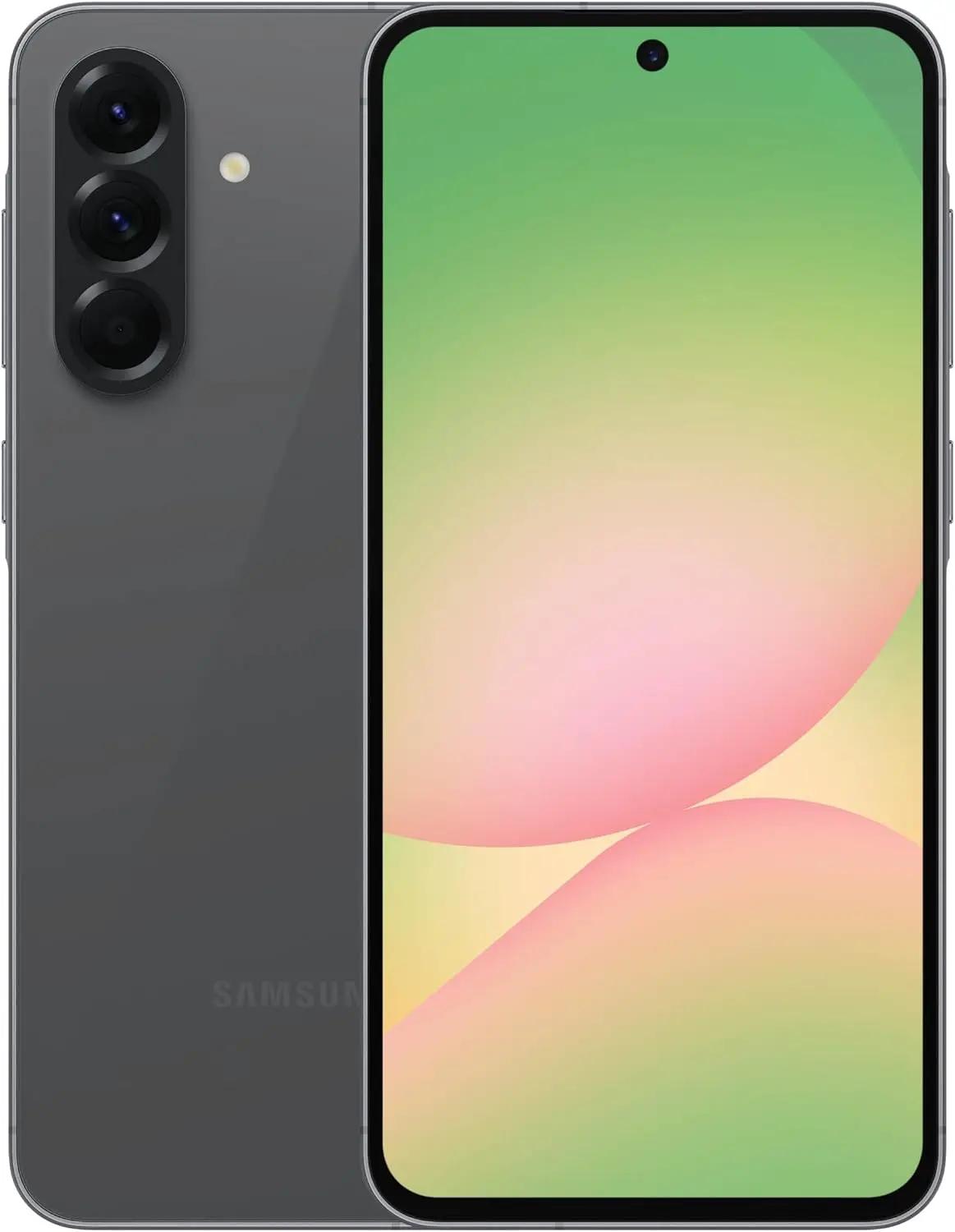 Samsung Galaxy A56 5G Cell Phone, 128GB AI Smartphone, Unlocked Android, AI Photo Edits, Large Screen, Long Battery Life, 2025, US 1 Yr Manufacturer Warranty, Awesome Graphite