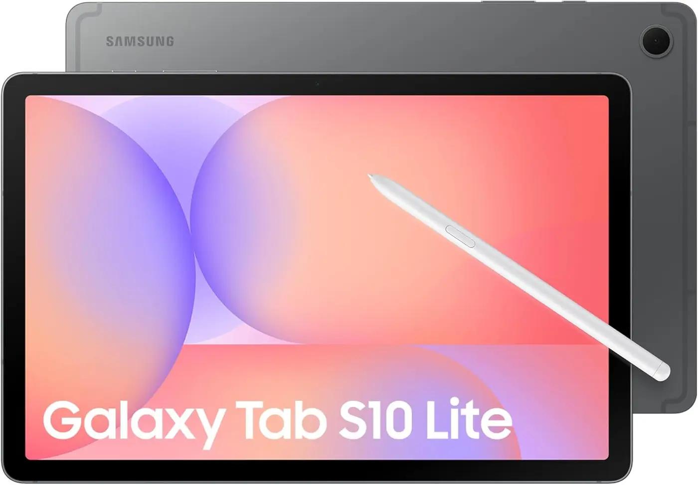 Samsung Galaxy Tab S10 Lite, 6GB RAM, 128GB, 2TB Expand, Long Battery Life, 10.9” LCD, S Pen for Note-Taking, Exynos 1380, Circle to Search, AI Tools, Gray