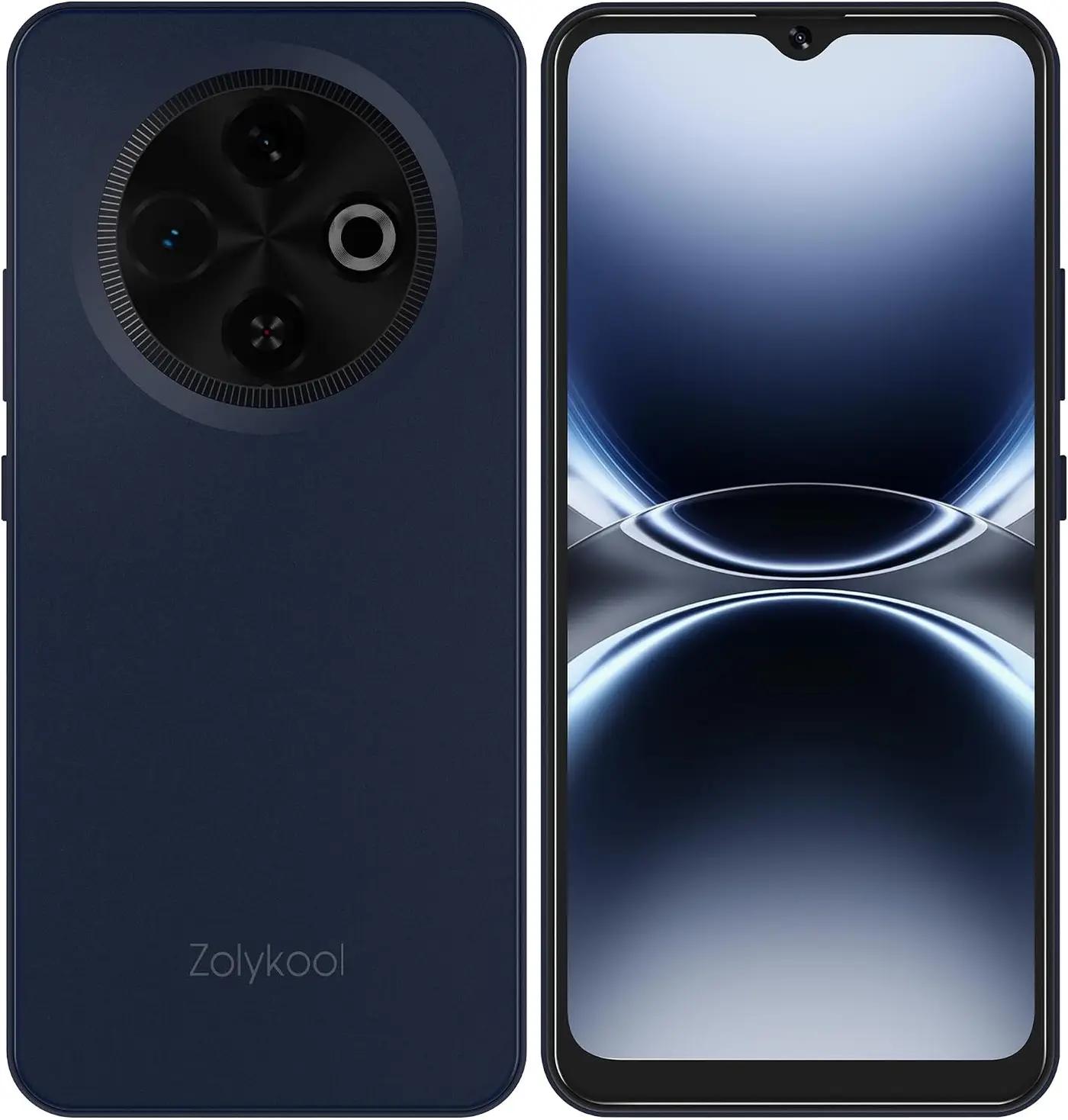 A3 4G Unlocked Android Phones 6.6” HD+ Display Android 12 Smart Phone Octa-Core 6(3+3)+16GB/256 TF Dual SIM Unlocked Cell Phone 13MP Smartphones Unlocked Face ID Cheap (Blue)