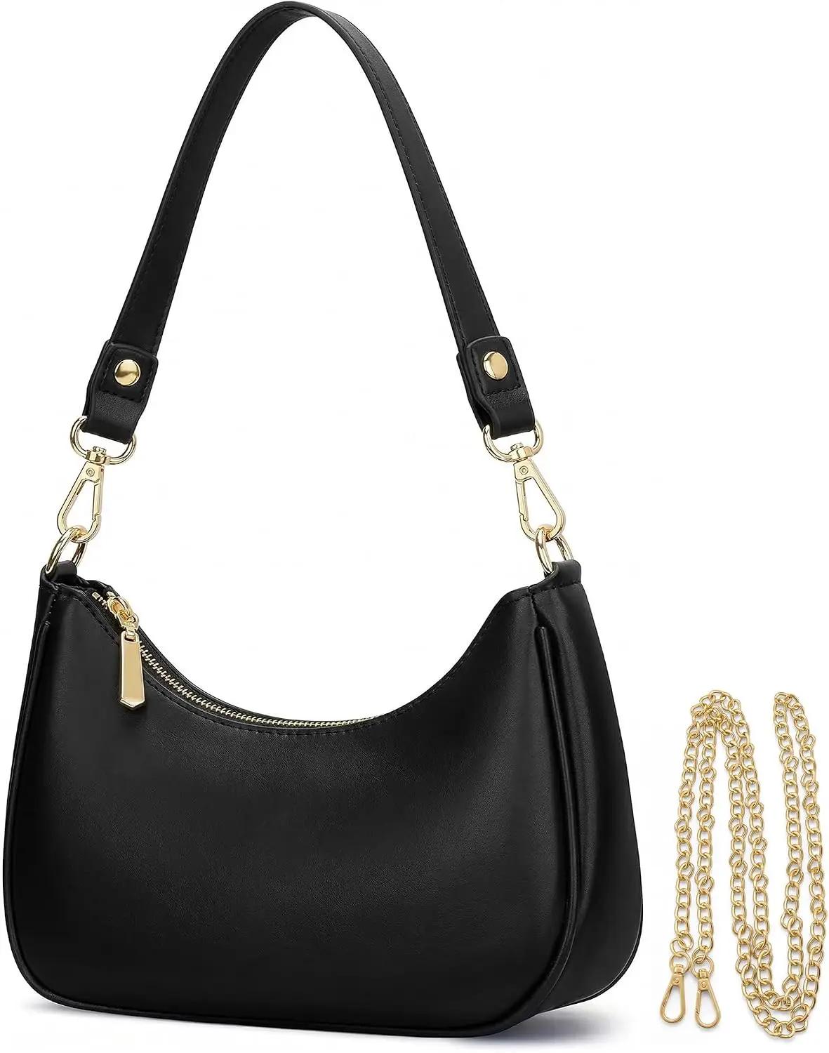 Mivorica Small Shoulder Bags for Women, mini Purse Vegan Leather Shoulder Bag, Cute Retro Hobo Handbag