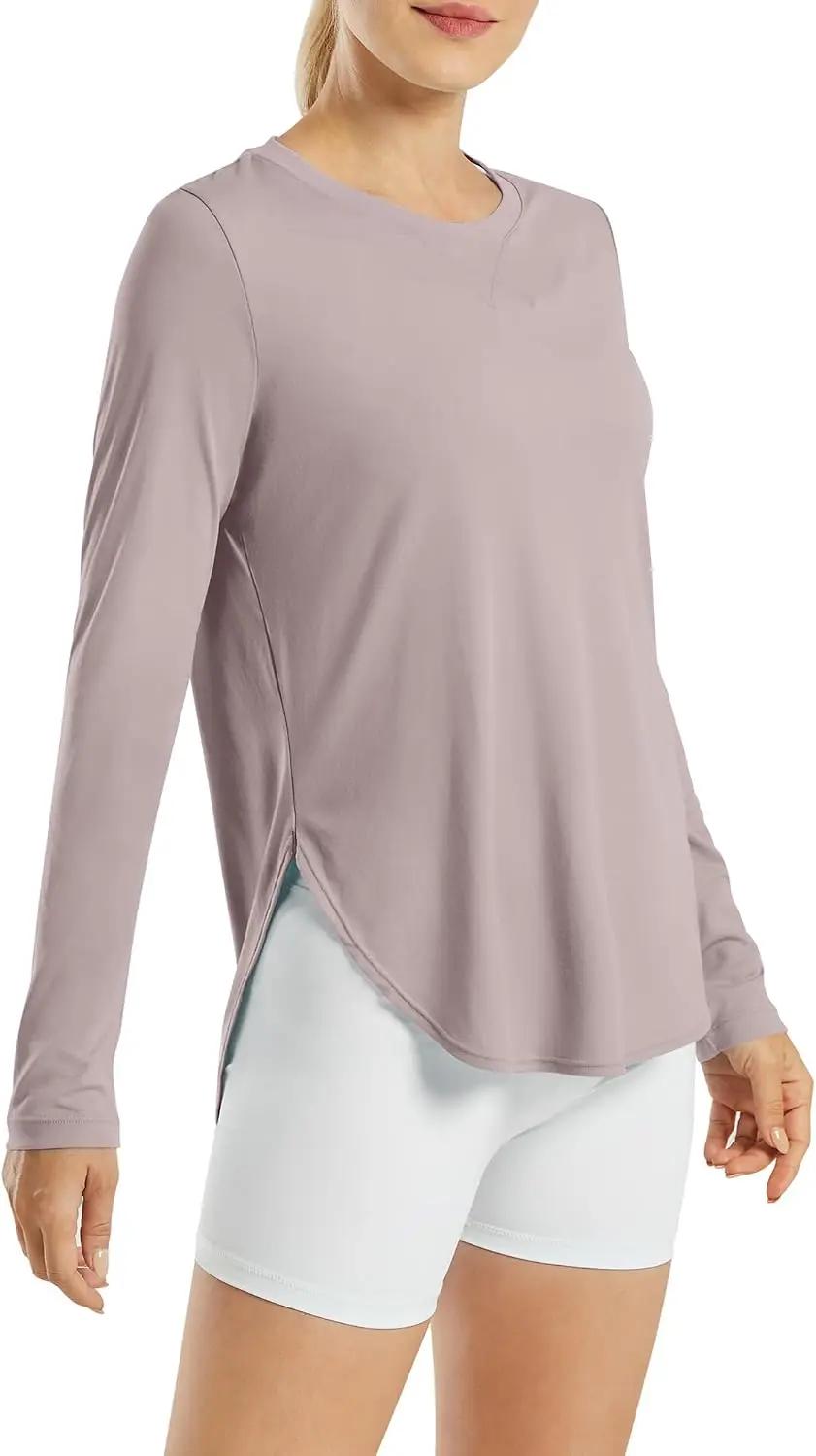 G4Free Women's UPF 50+ UV Shirts Long Sleeve Workout Sun Shirt Outdoor Gym Hiking Tops Quick Dry Lightweight Casual Yoga