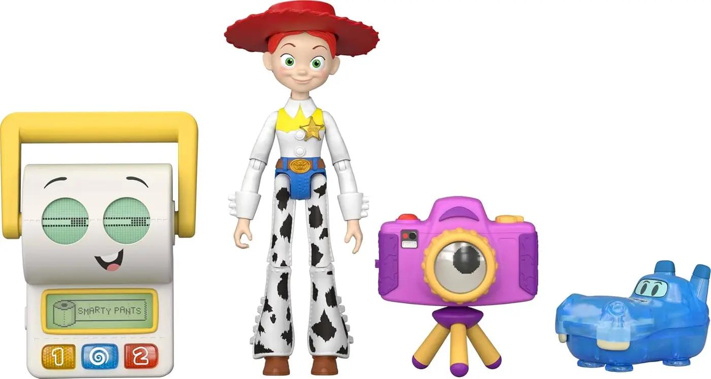 Mattel Disney and Pixar Toy Story 5 Action Figures Multipack, Playscale 7 Inch Posable Movie Accurate Toys Jessie &amp; Double A Team