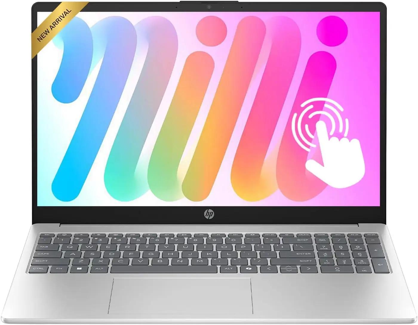 HP Pavilion 15.6" Touchscreen Laptop • 2026 Edition • AMD Ryzen 5 7520U • 8GB RAM • 256GB PCle SSD • Bluetooth • Copilot AI • Wi-Fi 6 • Windows 11 • Ready for School &amp; Work