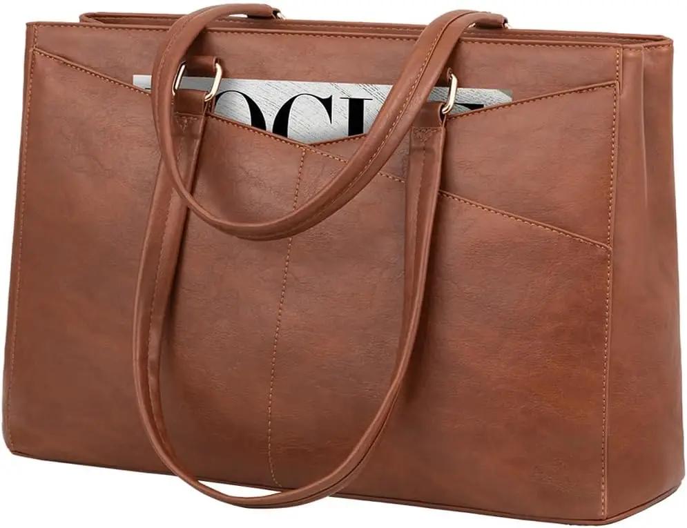 LOVEVOOK LOVEVOOK Laptop Tote Bag for Women, Office Work Bag Briefcase fit for 15.6 inch Laptop, Large Capacity Teacher Computer Bag Handbag