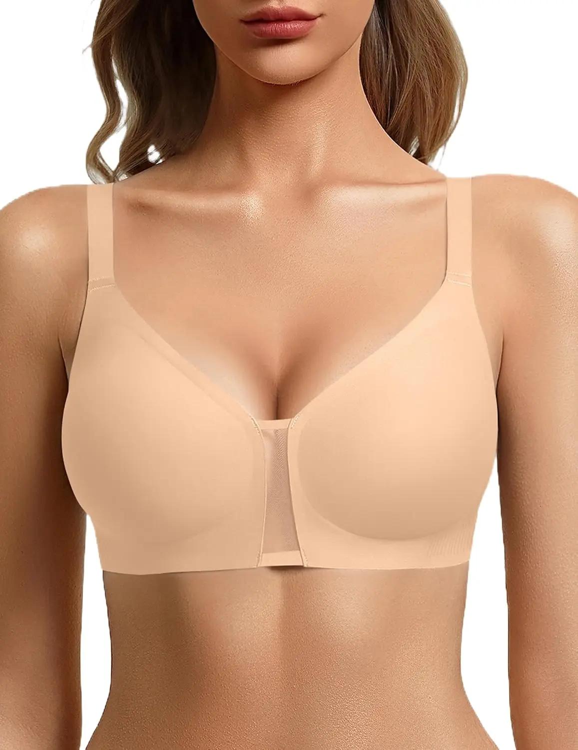 Avidlove Wireless Jelly Bras for Women Seamless No Underwire Comfortable Bralette Tshirt Everyday Bra S-XXL Global Recycled Standard