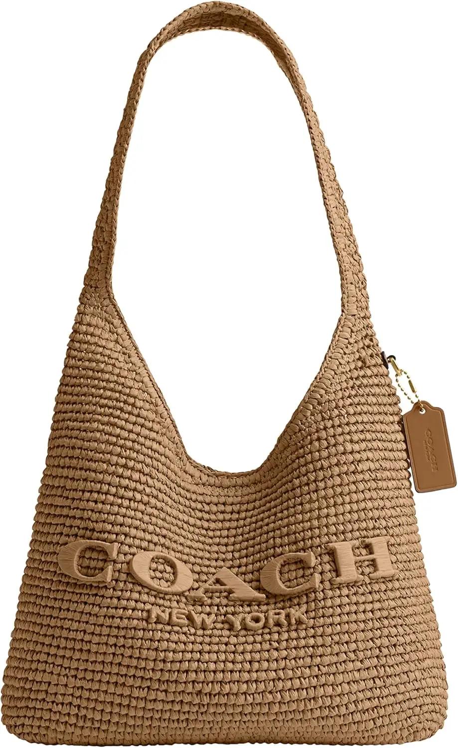 Coach Brooklyn Shoulder Bag 28 in Straw