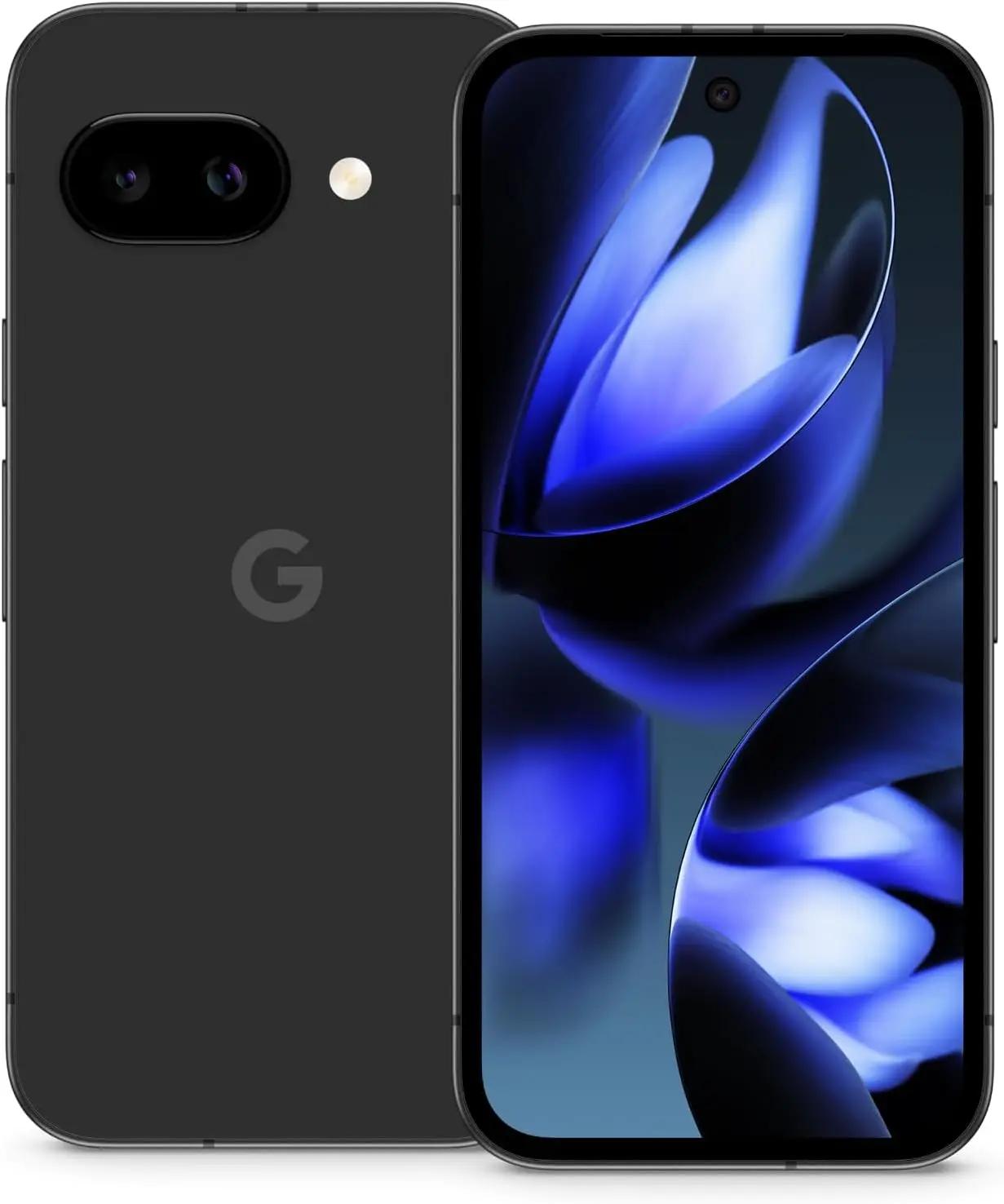 Google Pixel 9a with Gemini - Unlocked Android Smartphone with Incredible Camera and AI Photo Editing, All-Day Battery, and Powerful Security - Obsidian - 128 GB ECOLOGO