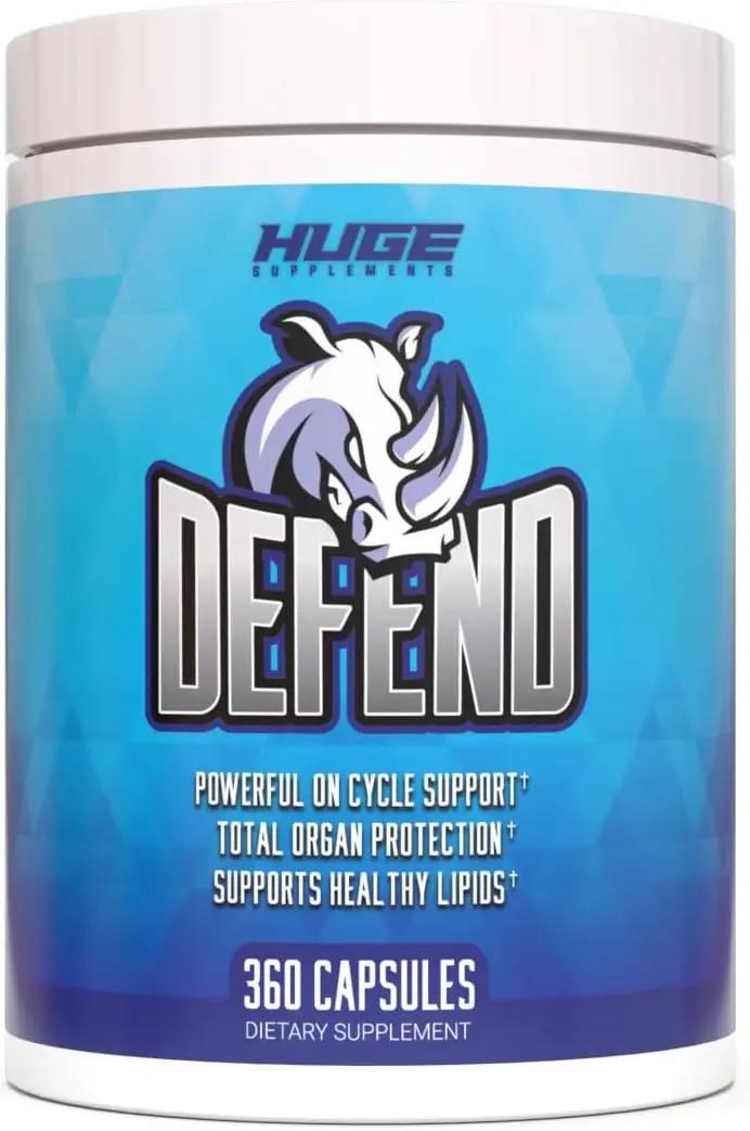 Defend Cycle Support - Most Stacked &amp; Complete Organ Protection, Liver Support, Kidneys, Heart, Prostate &amp; Immune System On Cycle - Contains NAC, TUDCA, Milk Thistle, Astragalus &amp; More (360 Capsules)