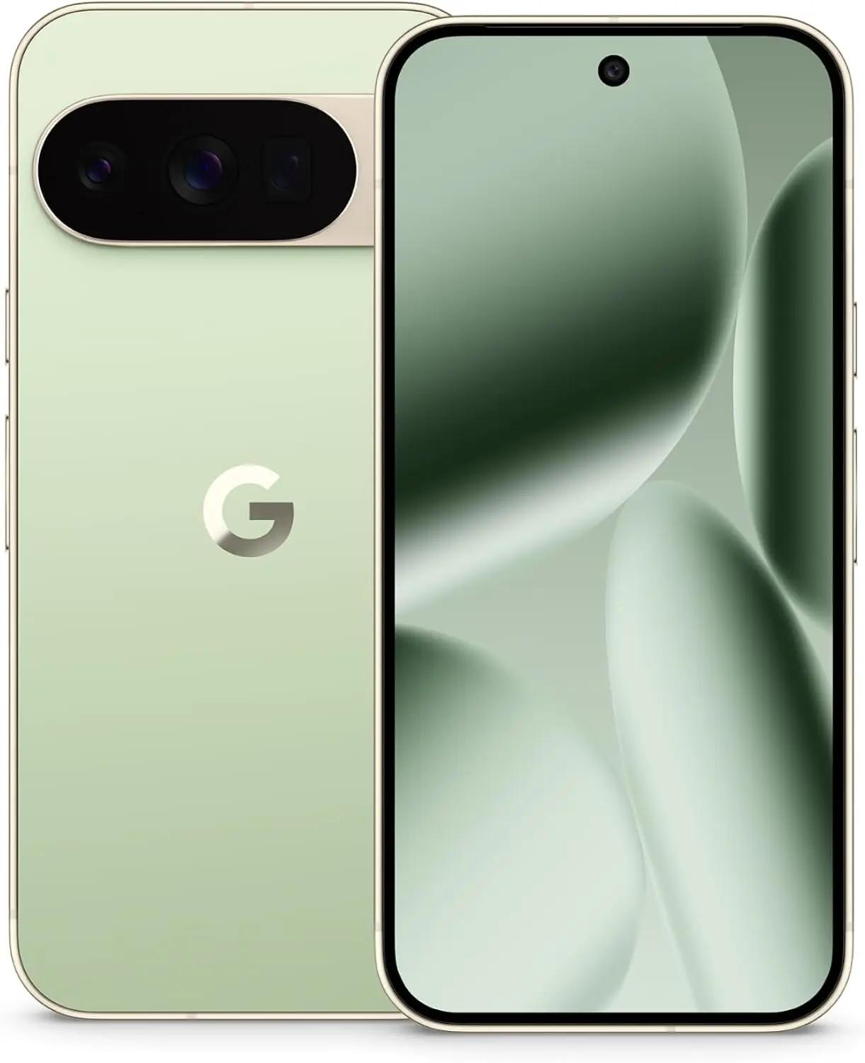 Google Pixel 10 Pro - Unlocked Android Smartphone - Gemini AI Assistant, Triple Rear Camera System, Fast-Charging 24+ Hour Battery, and 6.3" Super Actua Display - Jade - 256 GB (2025 Model) ECOLOGO